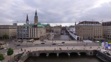 Hamburg 'un hava manzarası