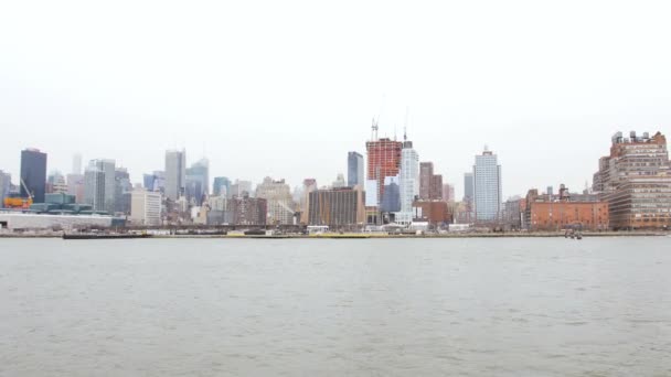 Manhattan och World Trade Center — Stockvideo