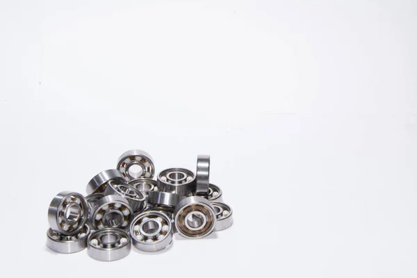 Many deep groove ball bearings - machine elements — Stock Photo, Image