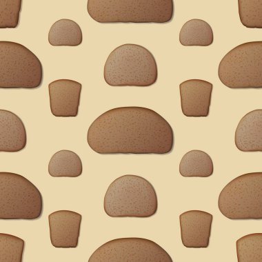 Çavdar ekmekli tost. Gerçekçi vektör arkaplanı