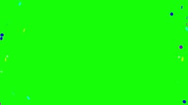 Sosyal ağlar 4K Canlı Kalp Canlandırması yeşil ekranda 2D animasyon