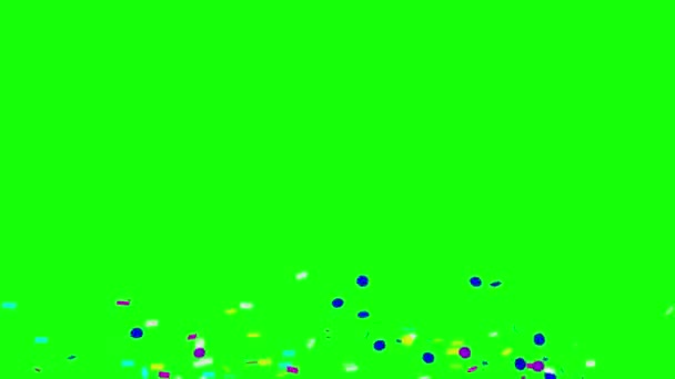 Sociale netwerken 4K Live geanimeerd hart 2D animatie op groen scherm — Stockvideo