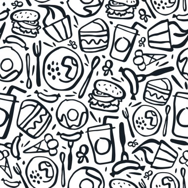 fast-food sorunsuz desen