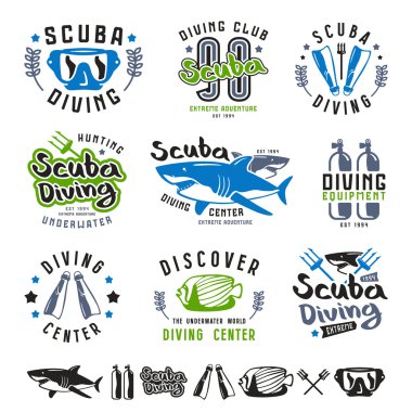 Scuba diving Amblemler