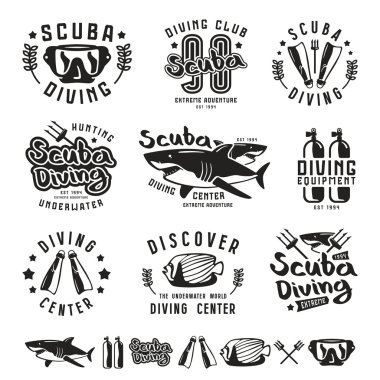 Scuba diving Amblemler