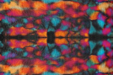 Neon saykodelik renklerde soyut doku. Tekstil, kumaş, duvar kağıdı, ambalaj kağıdı için yaratıcı arkaplan