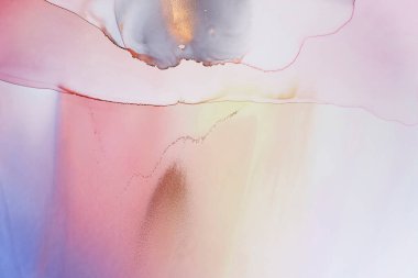 Soyut el boyası alkol mürekkebi dokusu. Yaz yağmuru. Tasarımınız için yaratıcı arkaplan