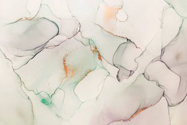 Soyut el boyası alkol mürekkebi dokusu. Tasarımınız için açık renk yaratıcı arkaplan