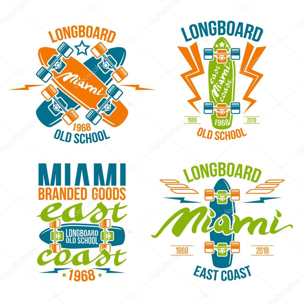 Longboard emblems 