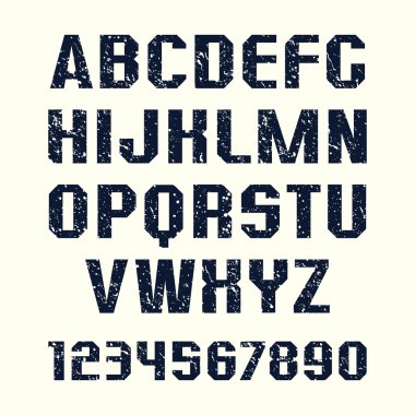 sans serif yazı tipi retro spor tarzı