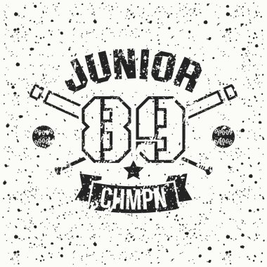 Üniversite beyzbol genç takım amblemi