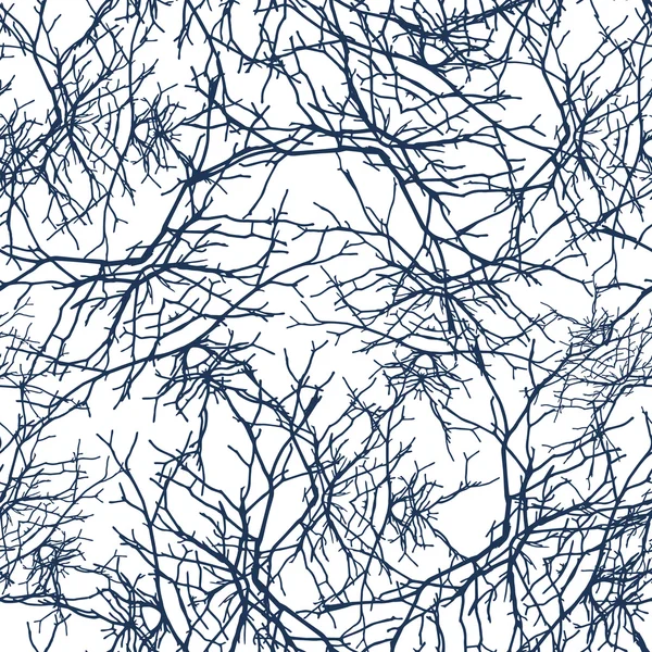 Texture branches motif sans couture — Image vectorielle