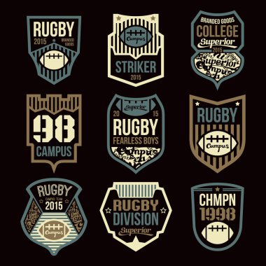Rugby kolej takım amblemleri
