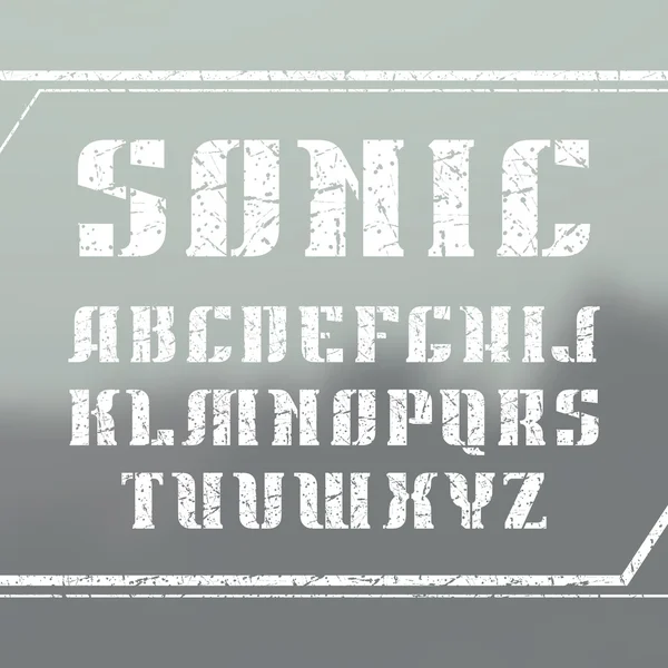 Şablon-plaka serif yazı tipi kalın 