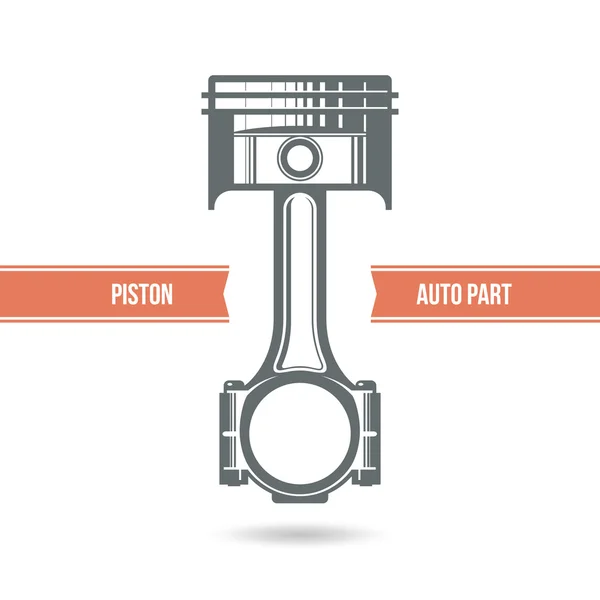 Piston moteur de voiture — Image vectorielle