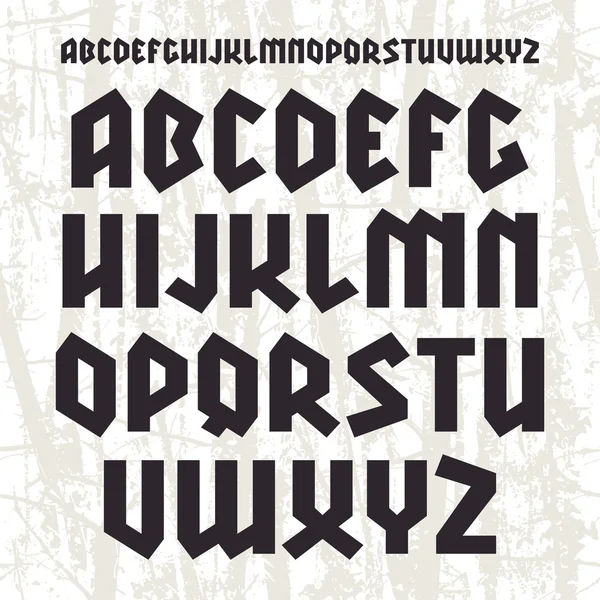 Sans serif geometrik yazı tipi Gotik tarzı