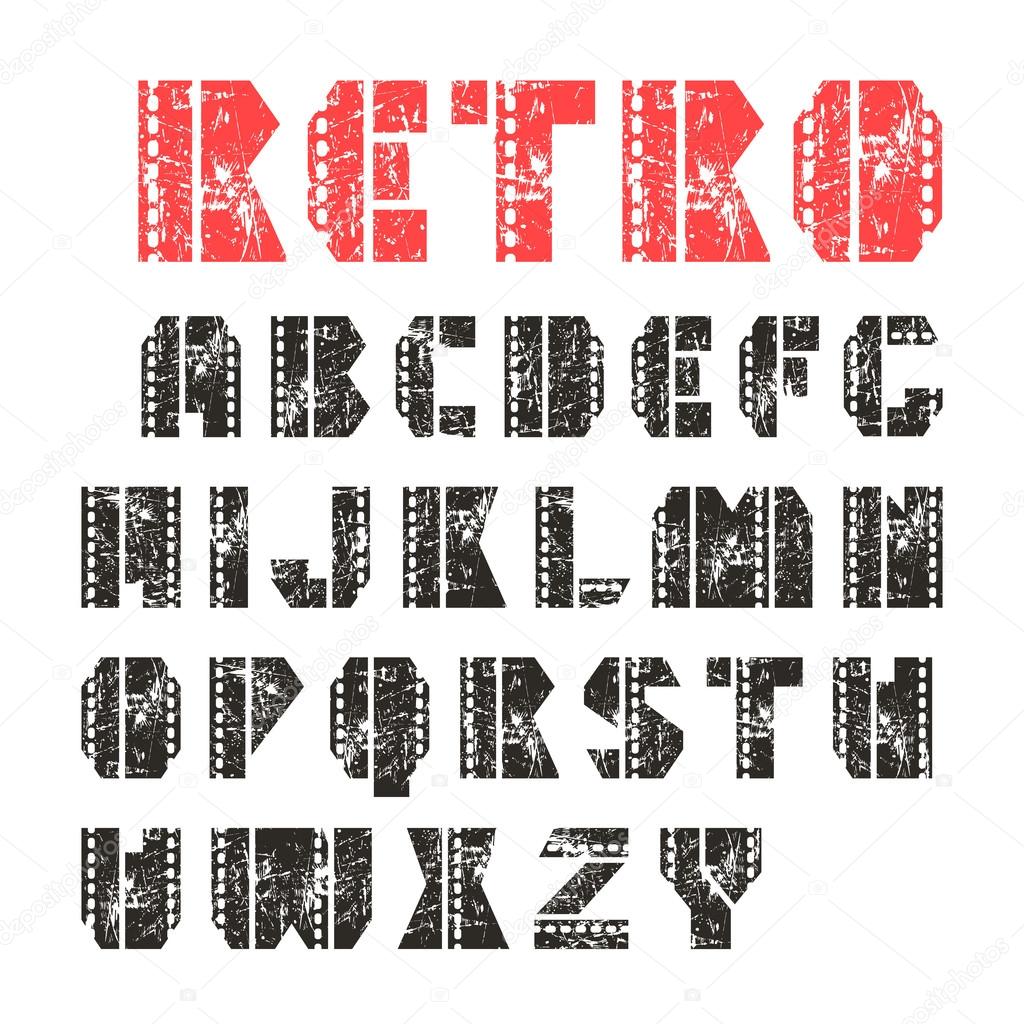 Sans serif decorative font 