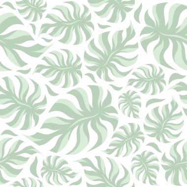 Dikişsiz desen palmiye yaprakları