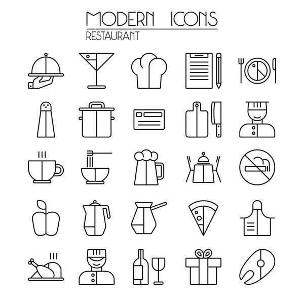 Restoran Icon set