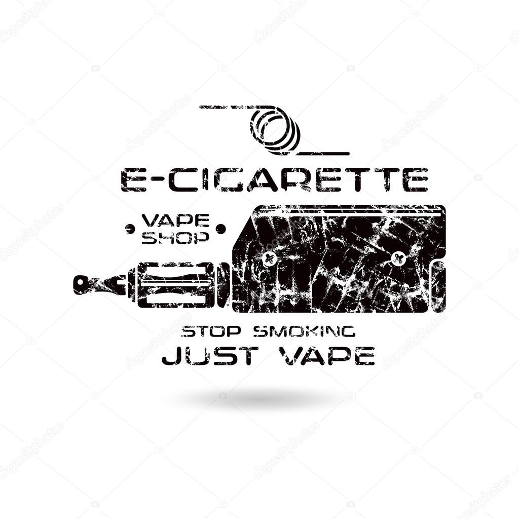 E-cigarette emblem