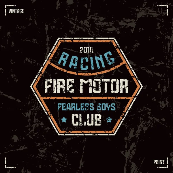 Distintivo del Racing Club — Vettoriale Stock