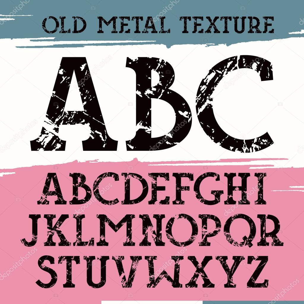 Slab serif font