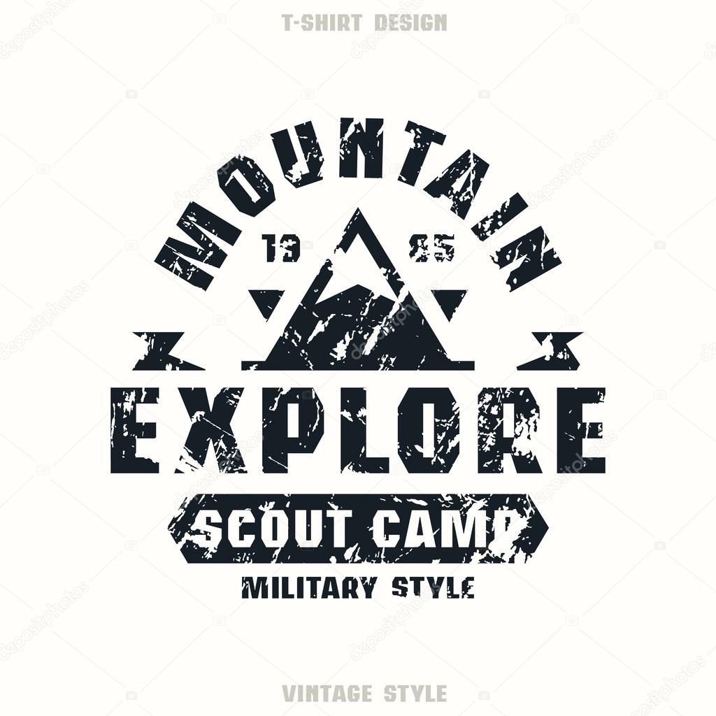 Scout camp badge