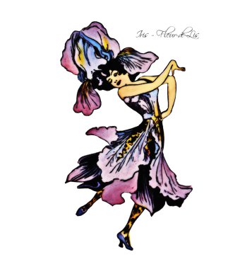 Çiçek Çocuk Iris - Fleur-de-Lis