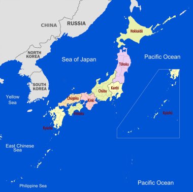 Japonya Idari bölümler
