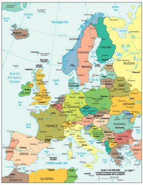 Europe politik siyasi bölümler