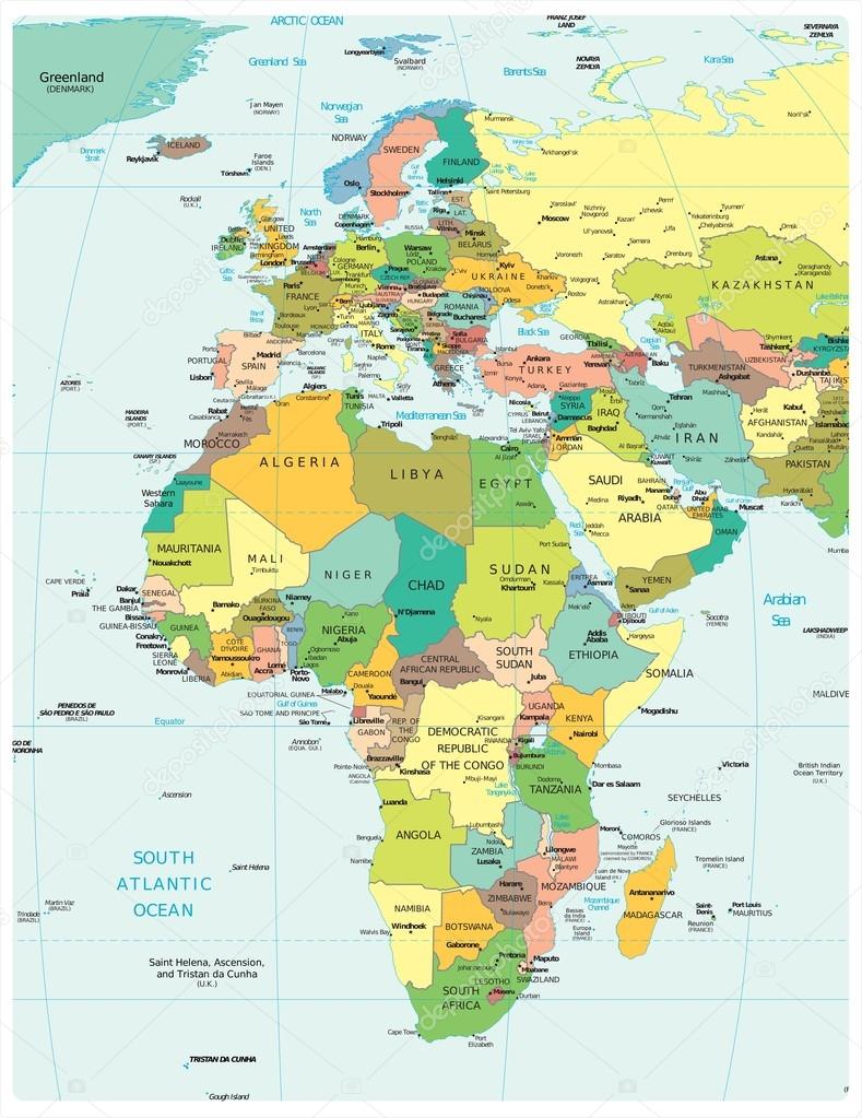 España áfrica Mapa Mapa De España En áfrica Sur De Europa Europa Images and Photos finder