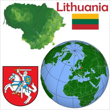 Lithuanilocation harita