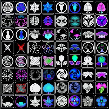 Japon aile Amblemler armalar