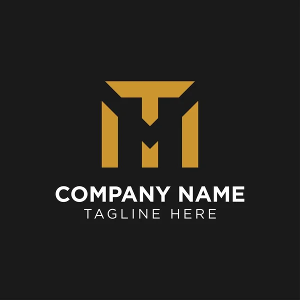 Creative Professional Trendy Letter MT TM Logo Design