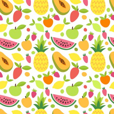 Arkaplanda meyve ve böğürtlen