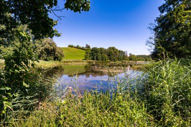 Constance Gölü yakınlarındaki Klosterweiher Weg 'de güzel bir yürüyüş.