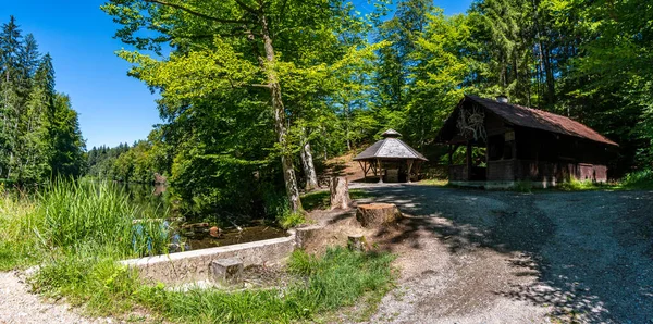 Beautiful Hike Klosterweiher Weg Salem Lake Constance — Stock Photo, Image