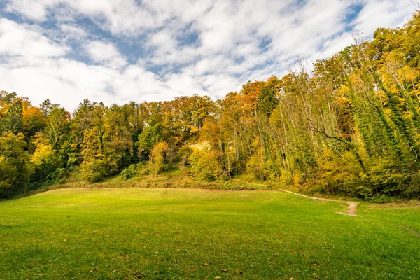 Fantastic autumn hike along the Aachtobel to the Hohenbodman observation tower near Lake Constance