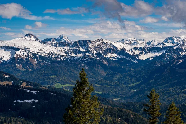 Όμορφη Ορειβασία Κατά Μήκος Του Alpenfreiheit Premium Trail Κοντά Στο — Φωτογραφία Αρχείου