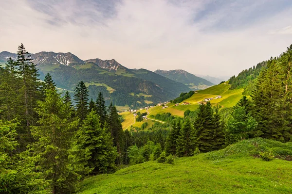 Mooie Bergwandeling Blasenka Seewaldsee Bij Damuels Faschina Vorarlberg Oostenrijk — Stockfoto