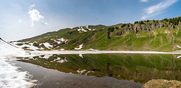 Belle Randonnée Montagne Près Damuels Long Crête Hochblanken Dans Vorarlberg — Photo