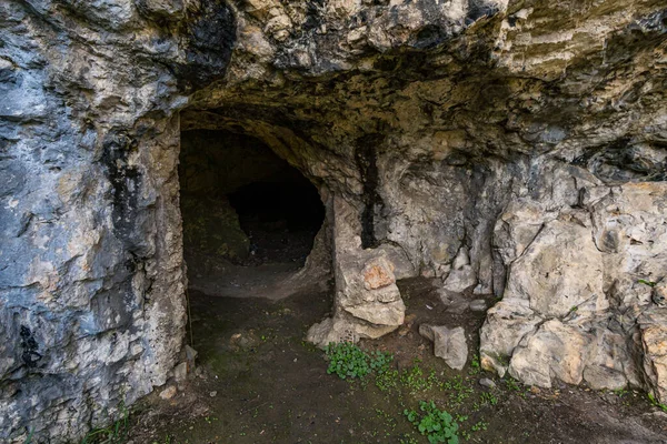 Emocionante Caminata Por Las Cuevas Alrededor Veringenstadt Parque Natural Del — Foto de Stock