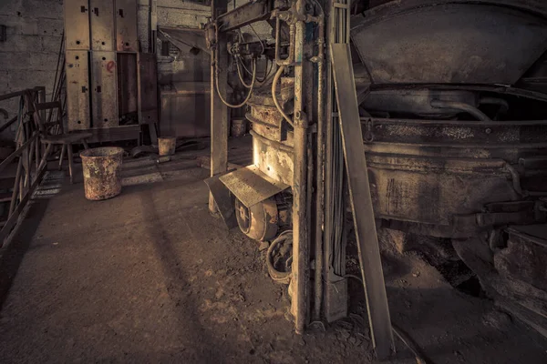 Ürkütücü Terk Edilmiş Sanayi Bölgesi Sözde Kayıp Yer Çürümüş Fabrika — Stok fotoğraf