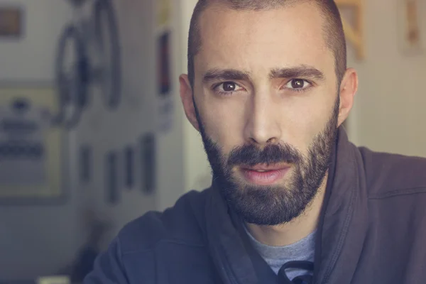 Young Man With Beard — Stock Photo, Image