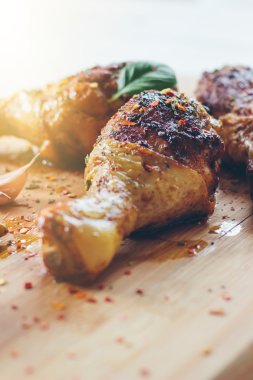 Kızarmış tavuk - Retro renkleri