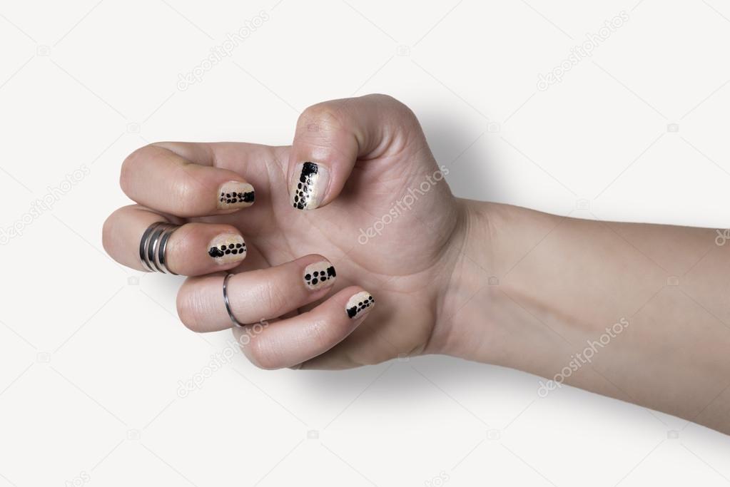 Nail art hand