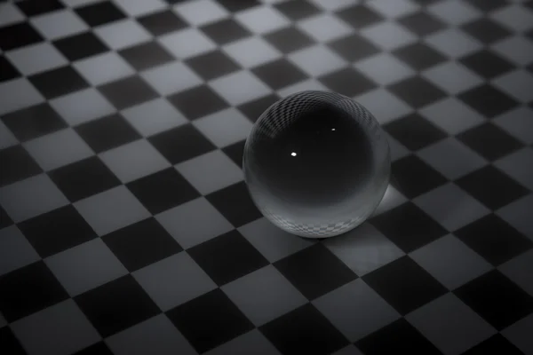 Bola de cristal mágico — Fotografia de Stock