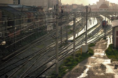 Basmane tren istasyonu.