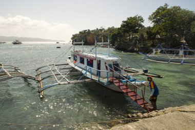 Boracay Adası tekne taşıma