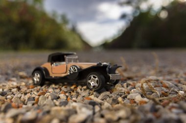 1900'lü yılların eski oyuncak araba